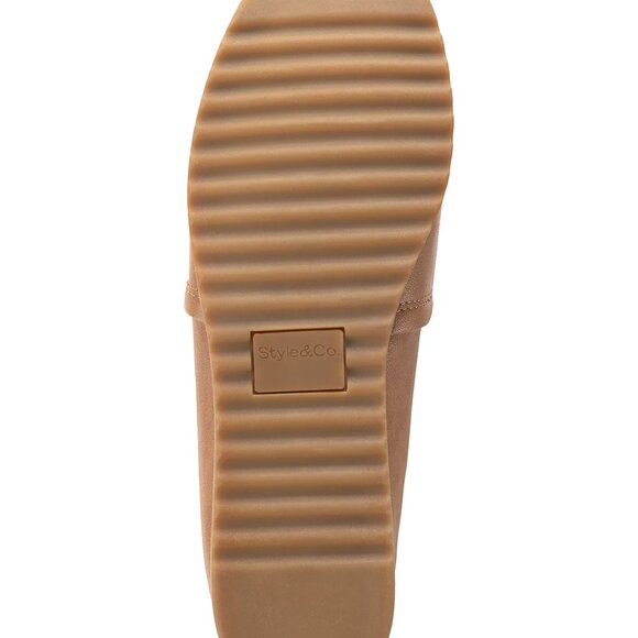 Style & Co Nolaa Coffee Round-Toe Slip-On Flats/NIB/10M - Picture 6 of 11